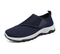 Scarpe Terapeutiche Per Diabetici Da Uomo Scarpe Da Corsa Scarpe Alluce Valgo Piedi Gonfi, Scarpe Da Ginnastica Leggere E Traspiranti Antiscivolo Scarpe Ortopediche Per Artrite Edema,Blue-43 EU