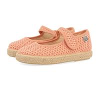 Scarpe tipo espadrillas color rosa a rete per bebè seine