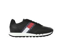 Tommy Jeans Sneakers da Runner Uomo Retro Scarpe Sportive, Nero (Black), 44 EU