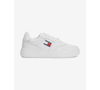 Scarpe Tommy Jeans Retro Basket Essential bianco puro donna - 36