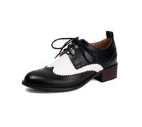 Scarpe tradizionali da donna in pelle, stile Dirndl, eleganti e comode, da sposa, con cinturino alla caviglia, con punta chiusa, per matrimoni, Oktoberfest e feste, Nero , 42 EU