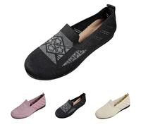 Scarpe traspiranti Slip-on in rete per donna scarpe basse per donna comode scarpe sportive antiscivolo scarpe da ginnastica leggere scarpe da passeggio tinta unita scarpe casual alla moda da jogging