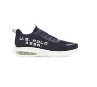 Scarpe U.S. Polo Sneaker Running Active001 in Ecopelle/Tessuto Mesh Dark Blue Uomo US24UP05 43