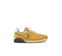 Scarpe U.S. Polo Sneaker Running Nobil 003 in Ecopelle e Tessuto Giallo US22UP32 41