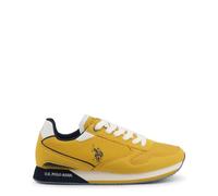 Scarpe U.S. Polo Sneaker Running Nobil 003 in Ecopelle e Tessuto Giallo US22UP32 44