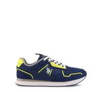Scarpe U.S. Polo Sneaker Running Nobil 004 in Ecopelle e Tessuto Blu US22UP23, Multicolore, 43 EU
