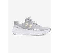 Scarpe Under Armour Grade School Surge 4 grigio bianco bambina - 38.5