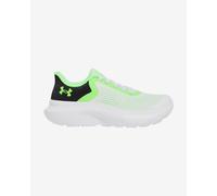 Scarpe da corsa Under Armour Rogue 5 AL Pre-School da ragazzo Bianco / Nero / Hyper Verde 31.5