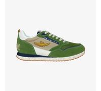 Scarpe uomo aeronautica militare sneakers sc288 57600 verde beige