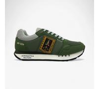 Scarpe uomo aeronautica militare sneakers sc292 39338 verde foresta grigio