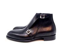 scarpe uomo Andrea Nobile stivaletti L52 classiche crust nero