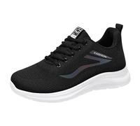 Scarpe Uomo Basket Uomo Scarpe Da Corsa Uomini Basket Running Uomo Casual Antiscivolo Escursionismo Fitness Outdoor Elastico Traspirante Scarpa, Le Noir A, 42 EU
