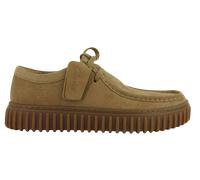 Clarks Torhill Lo Mens Dark Sand Suede, 8