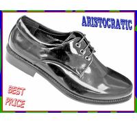 SCARPE UOMO CLASSICHE ELEGANTI NERO VERNICE CULT- 42 43 44 45 C