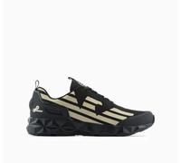 Scarpe Uomo Ea7 Emporio Armani Sneakers Logo Moda X8X033 R374 Nero Oro