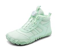 Scarpe Uomo Invernali - Scarpe da Invernali con Lacci e Suola Morbida Ispessita Casual alla Moda per papà e Bambini e Stivali da Neve (Light Green, 40)