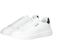 Liu Jo Jeans Sneakers Uomo Liu-Jo 7B4027PX474 in Pelle White/Black Modello Casual. Una Calzatura Comoda Adatta per Tutte Le Occasioni. Primavera Estate. EU 45