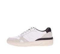 Scarpe Uomo Liu-Jo Sneakers Walker 01 in Pelle/Suede Bianco/Nero U24LJ02 7B3001 42