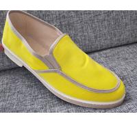 SCARPE UOMO MOCASSINO TELA barca MADE IN ITALY Espadrillas Capri VV