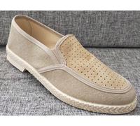 SCARPE UOMO MOCASSINO TELA barca MADE IN ITALY Espadrillas Capri VV