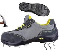 Scarpe Uomo Sicurezza Cantiere Capri 75104 Light Grigia S1 P SRC Flessibili per Grisport 100% Made in Italy (Light Grigio, Sistema Taglie Calzature EU, Adulto, Numero, Media, 40)