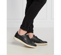 Scarpe uomo sneaker Blauer modello Murray, in pelle di colore nero.Inserti i...