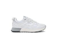 Scarpe Uomo Sun68 Z36119 01 Sneaker Jaki 2.0 Silver Mesh Bianco