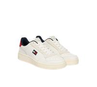 Scarpe Tommy Jeans Retro Basket bianco beige rosso - 42