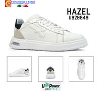 U-Power Urban Lifestyle Hazel, Scarpe Sportive e Casual Bianche, Nere e Beige in Morbida Pelle. Sneakers Basse con Suola Antiscivolo con Inserto Infinergy, Ideali per l'uso Quotidiano.