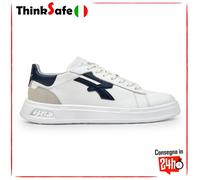 SCARPA SNEAKER BASSA UPOWER BLAIR OB SR BIANCA E BLU TAGLIA 46 BLAIR OB SR-UPOUB20079-46 U-POWER
