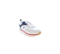Scarpe Us polo da Bambino colore Bianca con inserti Blu codice NOBIK010A WHI-...