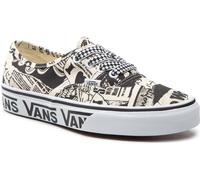 Scarpe Vans Authentic Slip-On Vncl Sneakers Uomo Tessuto Bianco/Nero