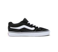 Scarpe Vans Caldrone Sneakers Tela E Pelle Nero/Bianco
