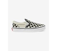 Scarpe Vans Checkboard Classic Slip On bianco nero puro bambini - 31.5