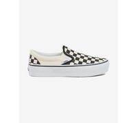 Vans Classic Slip-On Platform Scarpa, bianco nero quadri, 36 EU