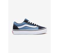 Scarpe Vans Old Skool junior blu navy bianche - 30