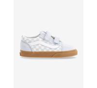 Scarpe Vans Old Skool Sidestripe azzurro chiaro bianco Neonati - 18