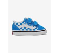 Scarpe Vans Old Skool V blu bianco neonati - 35