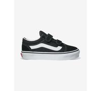 Scarpe Vans Old Skool velcro nero puro bianco bambini - 35