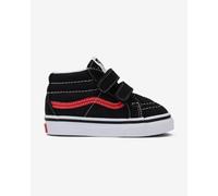 Scarpe Vans Sk8-Mid Reissue nero rosso per bambini - 24