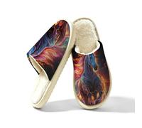 Scarpe variopinte della casa della schiuma di memoria del cavallo della galassia, Multi, 38.5/39.5 EU