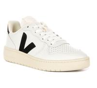 Scarpe Veja V10 Prime In Pelle Basse Con Lacci Per Donna Bianche E Nere EU 36-42