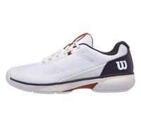 Scarpe Wilson Rush Lite 5 Bianco/Navy/Tofu Uomo - TERRA BATTUTA