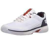 Scarpe Wilson Rush Lite 5 Bianco/Navy/Tofu Uomo - TERRA BATTUTA