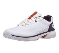 Scarpe Wilson Rush Lite 5 Bianco/Navy/Tofu Uomo - TERRA BATTUTA