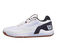 Scarpe Wilson Rush Pro 5 Bianco/Navy/Gum Uomo - TERRA BATTUTA