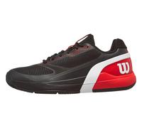 Scarpe Wilson Rush Pro 5 Nero/Rosso/Bianco Uomo - TERRA BATTUTA