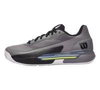 Scarpe Wilson Rush Tour 5 Titanium/Nero Uomo- TERRA BATTUTA