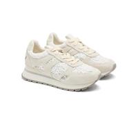 Scarpe Zeppa Pelle E Pizzo BEETOWN, Bianco, 39 EU