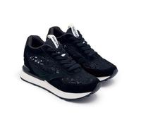 GIOSEPPO Scarpe Zeppa Pizzo Pelle MILLADORE, Nero, 41 EU